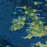 Cool with sunny spells and scattered showers